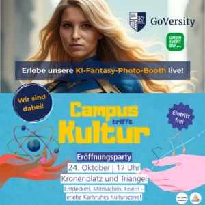 KI-Fantasy-Photo-Booth bei Campus trifft Kultur in Karlsruhe